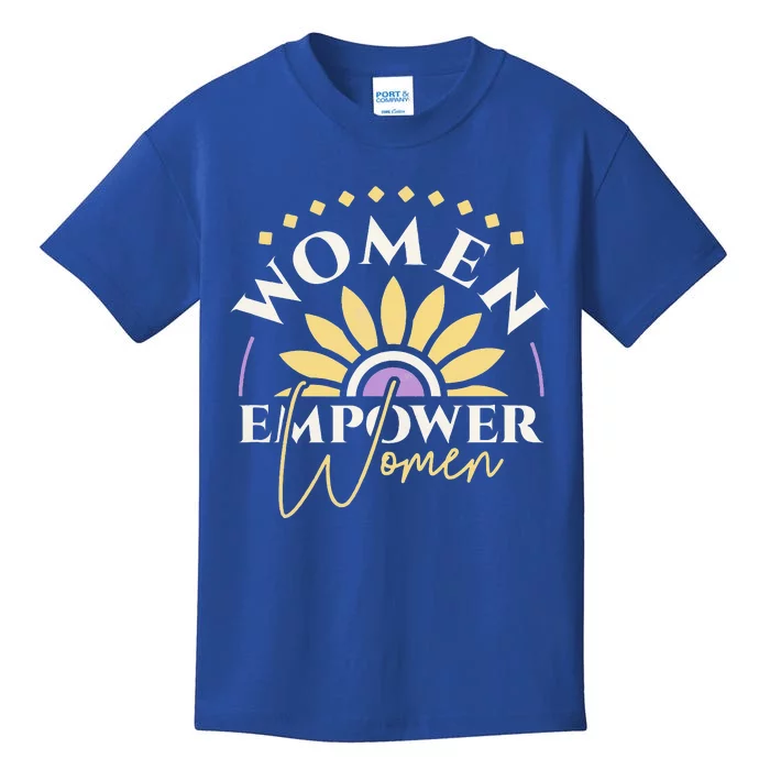 Women Empower Women, Women's Day Kids T-Shirt