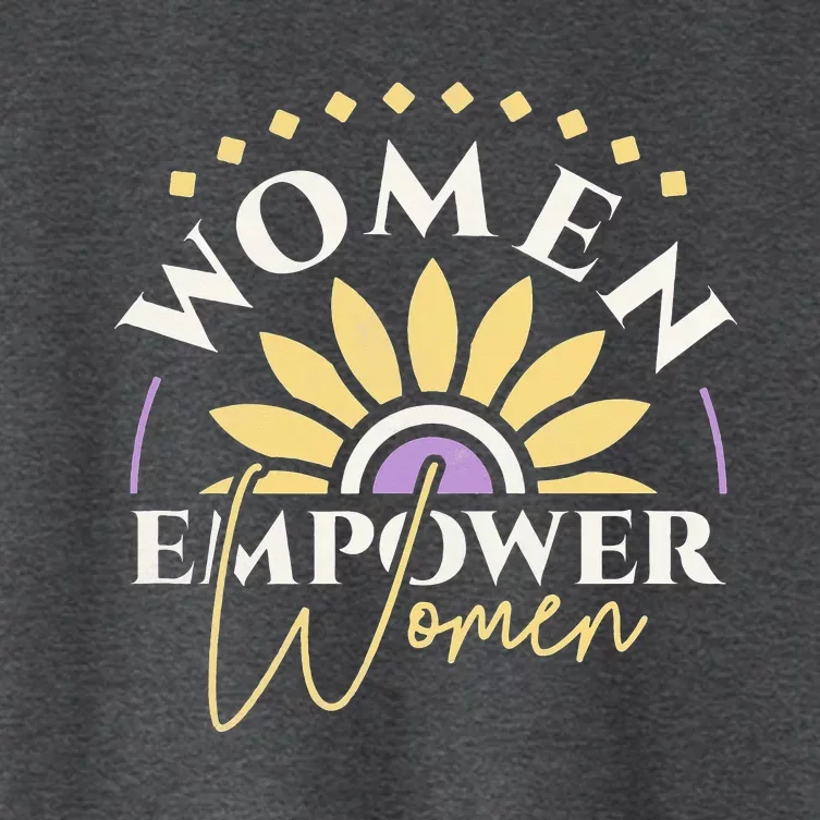 Women Empower Women, Women's Day Women's Crop Top Tee