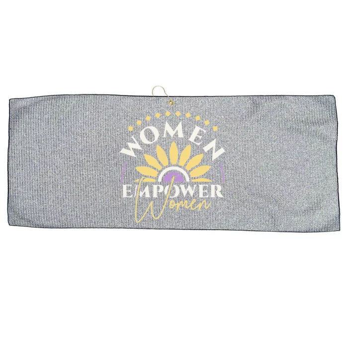 Women Empower Women, Women's Day Large Microfiber Waffle Golf Towel