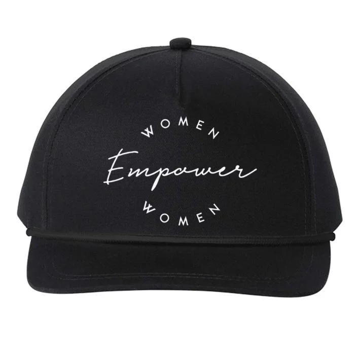 Women Empower Women Feminist International Women's Day Gifts Snapback Five-Panel Rope Hat