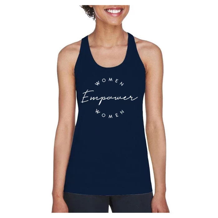 Women Empower Women Feminist International Women's Day Gifts Women's Racerback Tank