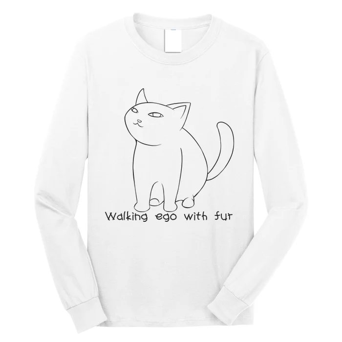 Walking Ego With Fur Long Sleeve Shirt