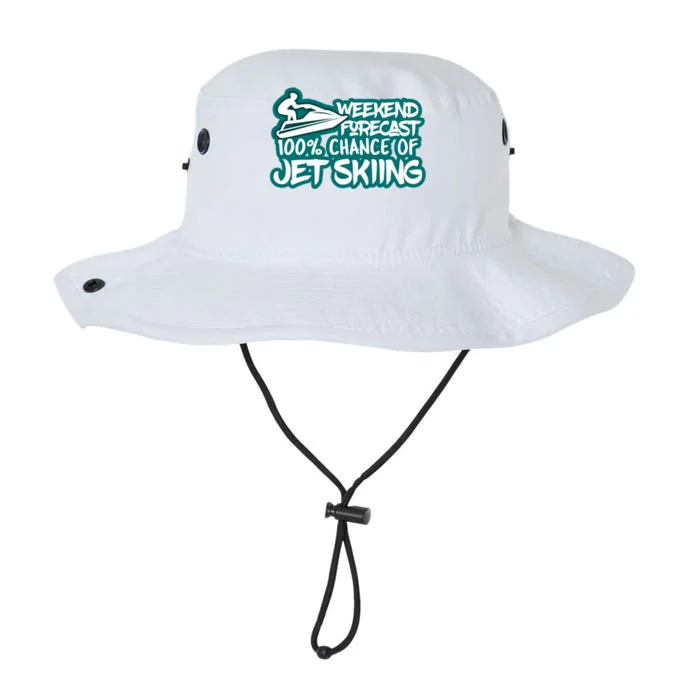 Weekend Forecast 100% Of Jet Skiing Summer Recreational Gift Legacy Cool Fit Booney Bucket Hat