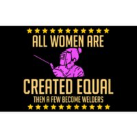 Welder For A Female Welding Steelsmith Bumper Sticker