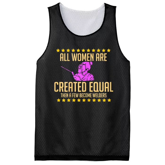 Welder For A Female Welding Steelsmith Mesh Reversible Basketball Jersey Tank