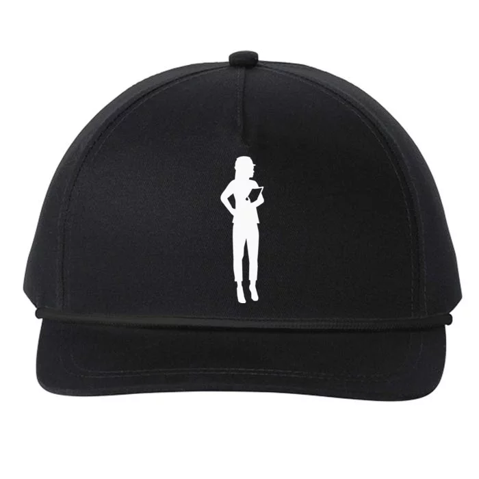 Wo Female architect Snapback Five-Panel Rope Hat