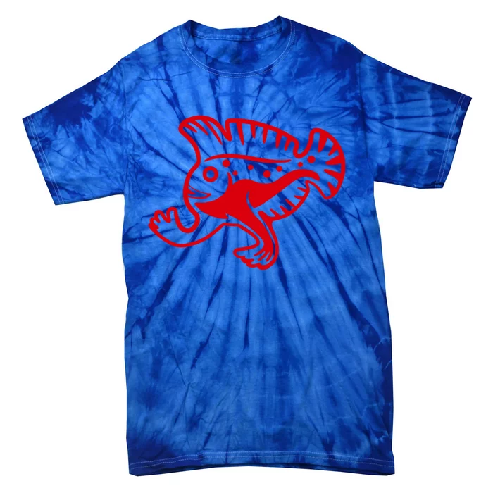 Walking Fish Angish Family Member For Fish Fans Gift Tie-Dye T-Shirt