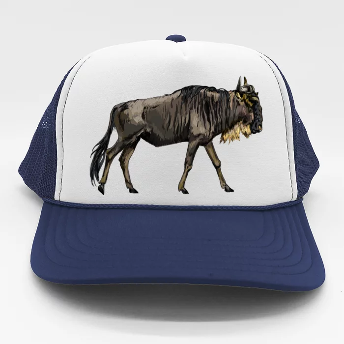 Wildebeest From A Splash Trucker Hat