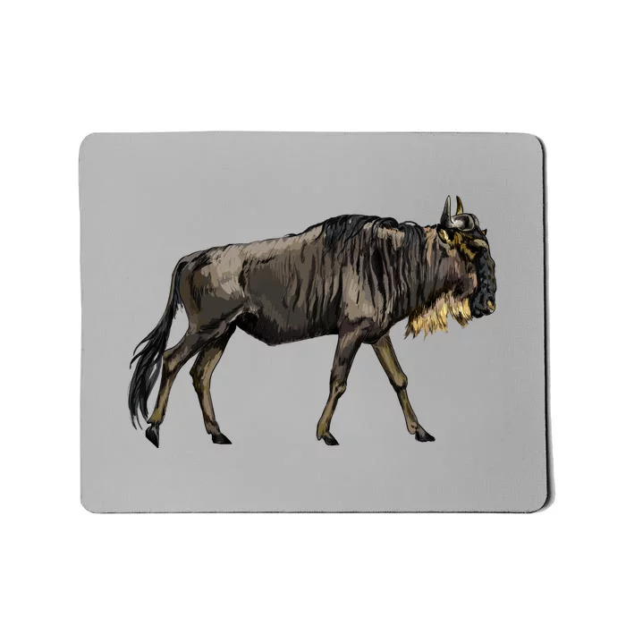 Wildebeest From A Splash Mousepad