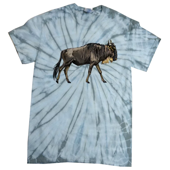 Wildebeest From A Splash Tie-Dye T-Shirt