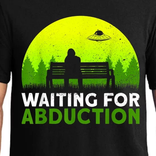 Waiting For Abduction Ufo Alien Conspiracy Pajama Set