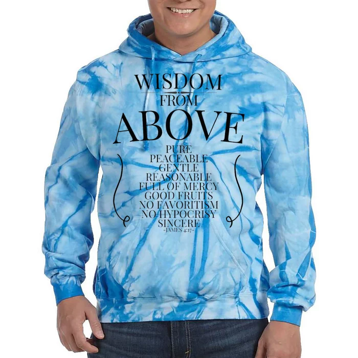 Wisdom From Above Tie Dye Hoodie