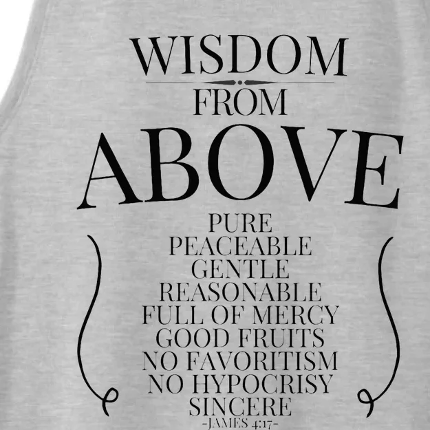 Wisdom From Above Ladies Tri-Blend Wicking Tank