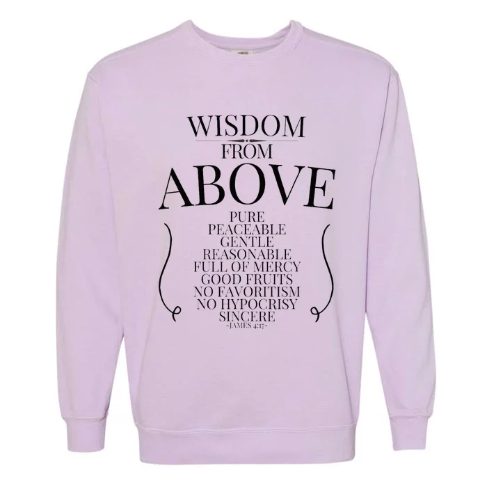 Wisdom From Above Garment-Dyed Sweatshirt