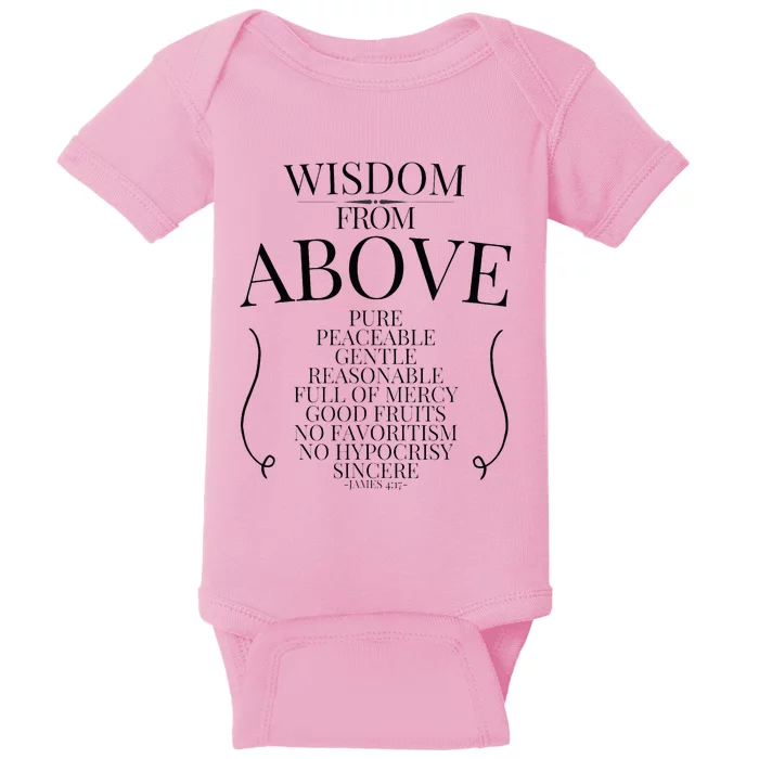 Wisdom From Above Baby Bodysuit