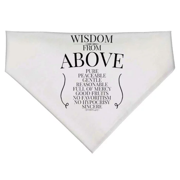 Wisdom From Above USA-Made Doggie Bandana