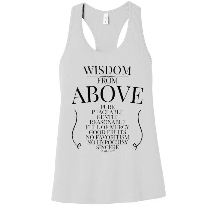 Wisdom From Above Women's Racerback Tank