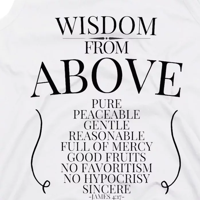 Wisdom From Above Tank Top