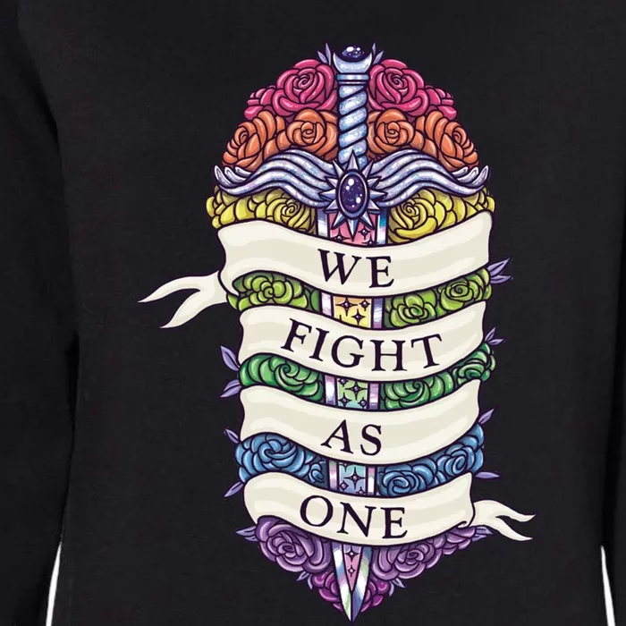 We Fight As One Womens California Wash Sweatshirt