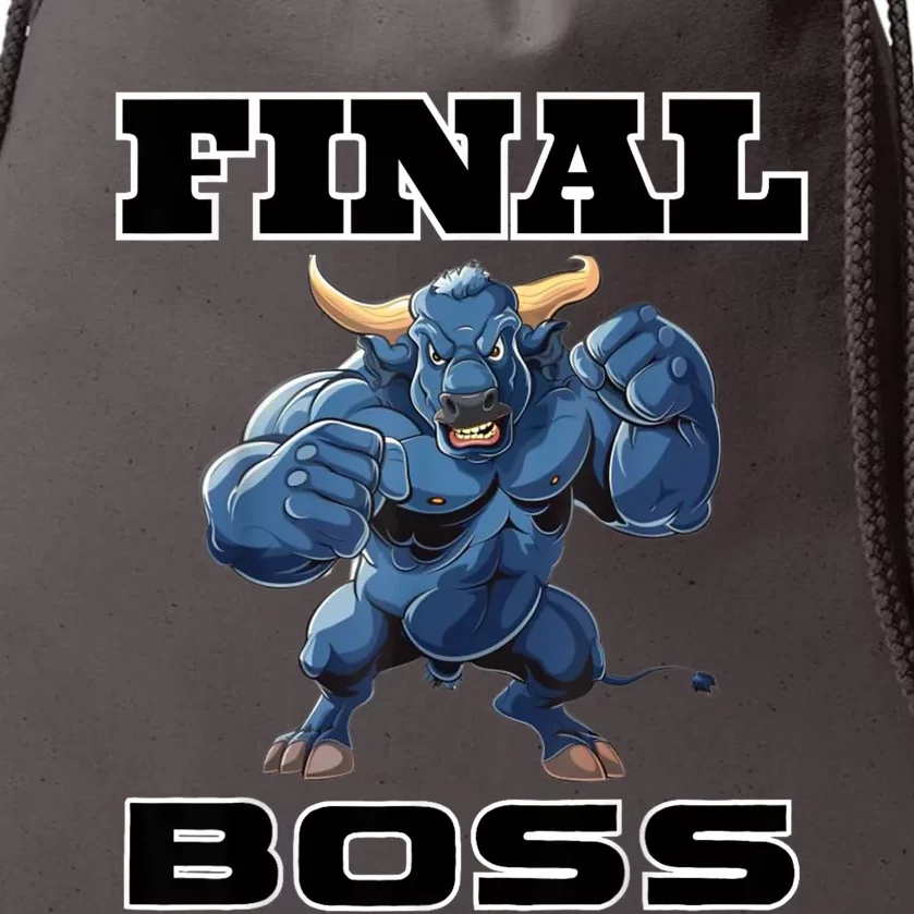 WrestlingS Final Boss Drawstring Bag