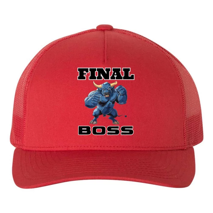 WrestlingS Final Boss Yupoong Adult 5-Panel Trucker Hat