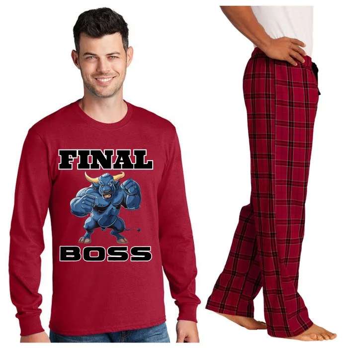 WrestlingS Final Boss Long Sleeve Pajama Set