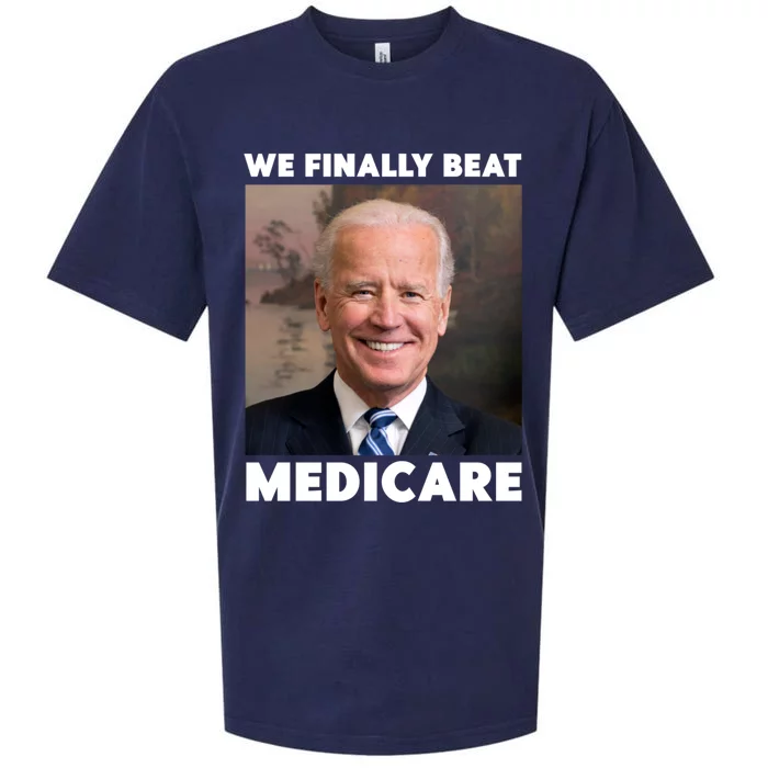 We Finally Beat Medicare Sueded Cloud Jersey T-Shirt