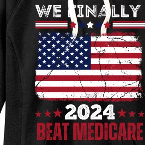 We Finally Beat Medicare Women's Fleece Hoodie