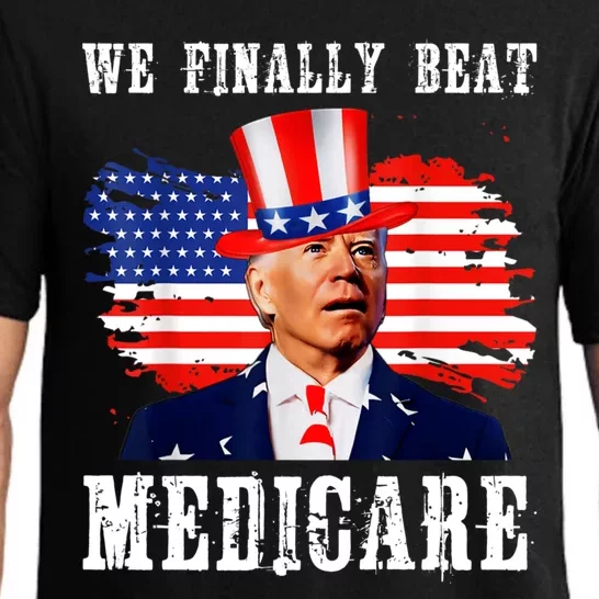 We Finally Beat Medicare Joe Biden Pajama Set