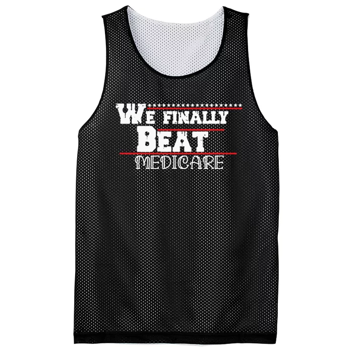 We Finally Beat Medicare Mesh Reversible Basketball Jersey Tank