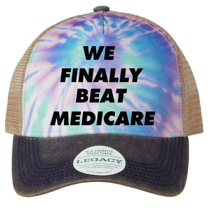 We Finally Beat Medicare Usa America Legacy Tie Dye Trucker Hat