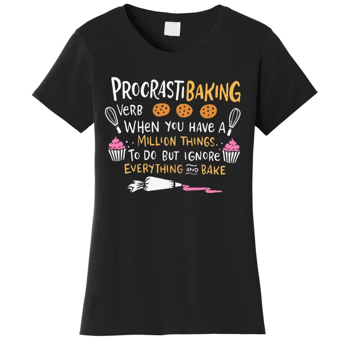 Womens Funny Baking Outfit For A Cake Decorator Women's T-Shirt