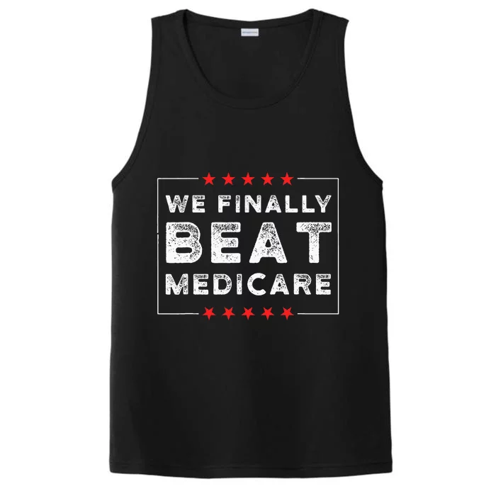 We Finally Beat Medicare Performance Tank