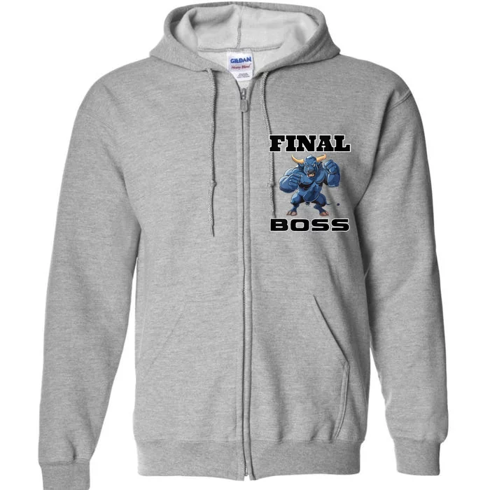 Wrestlings Final Boss Full Zip Hoodie