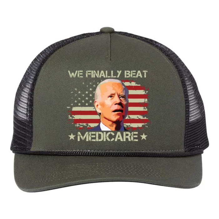 We Finally Beat Medicare Retro Rope Trucker Hat Cap