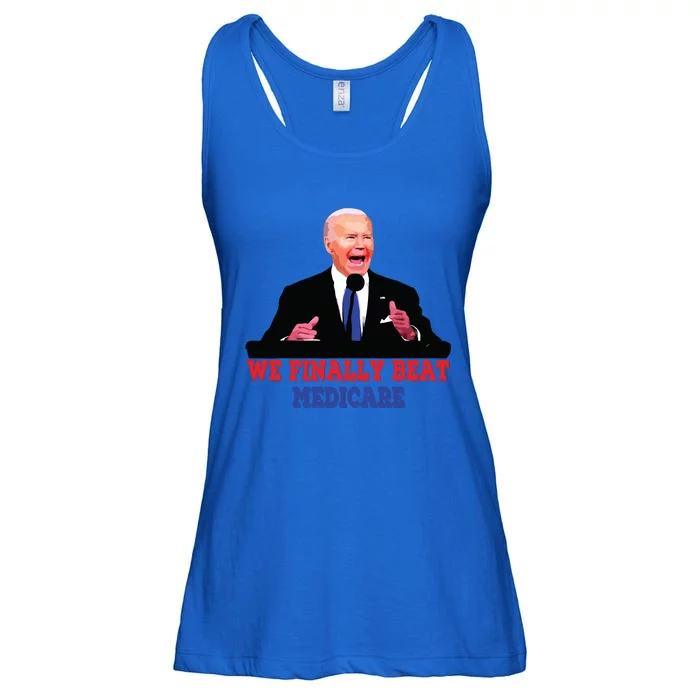 We Finally Beat Medicare Ladies Essential Flowy Tank