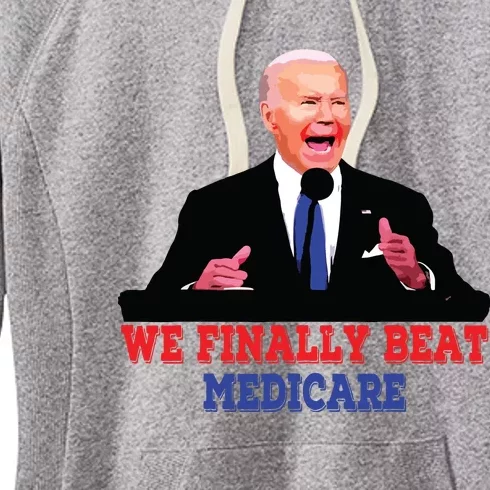 We Finally Beat Medicare Women's Fleece Hoodie