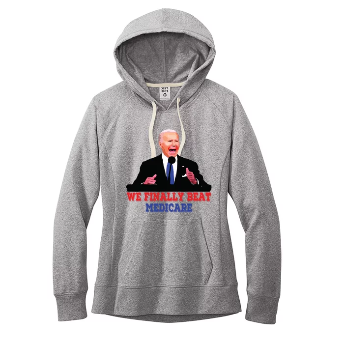 We Finally Beat Medicare Women's Fleece Hoodie