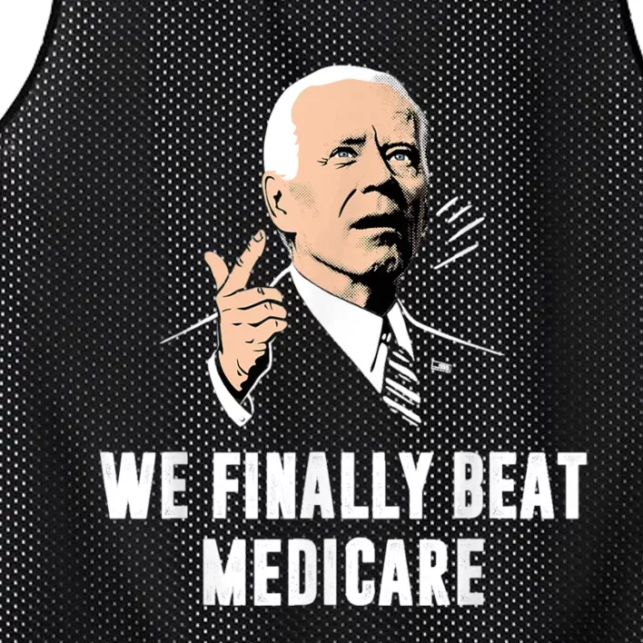 We Finally Beat Medicare Mesh Reversible Basketball Jersey Tank