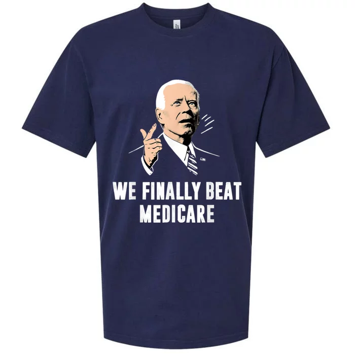 We Finally Beat Medicare Sueded Cloud Jersey T-Shirt