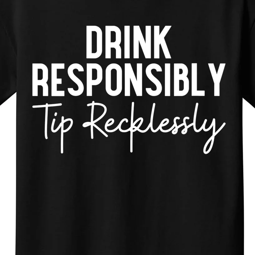 Womens Funny Bartenders Gift Bartending Bartender Gifts Kids T-Shirt