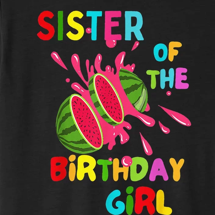 Watermelon Family Baby Melon Sister of the Birthday ChromaSoft Performance T-Shirt