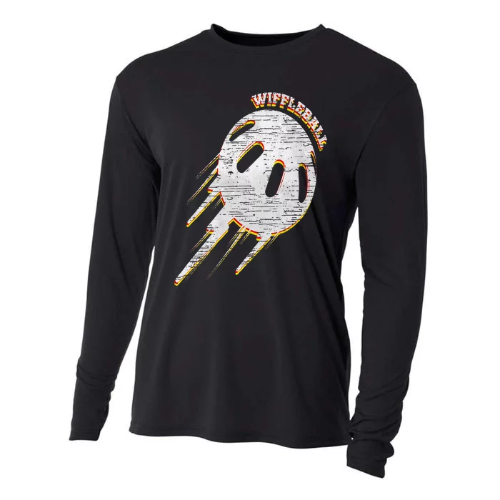 Wiffleball Flying Ball Cooling Performance Long Sleeve Crew