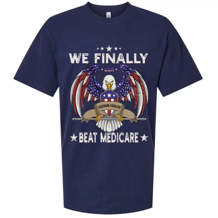 We Finally Beat Medicare Sueded Cloud Jersey T-Shirt