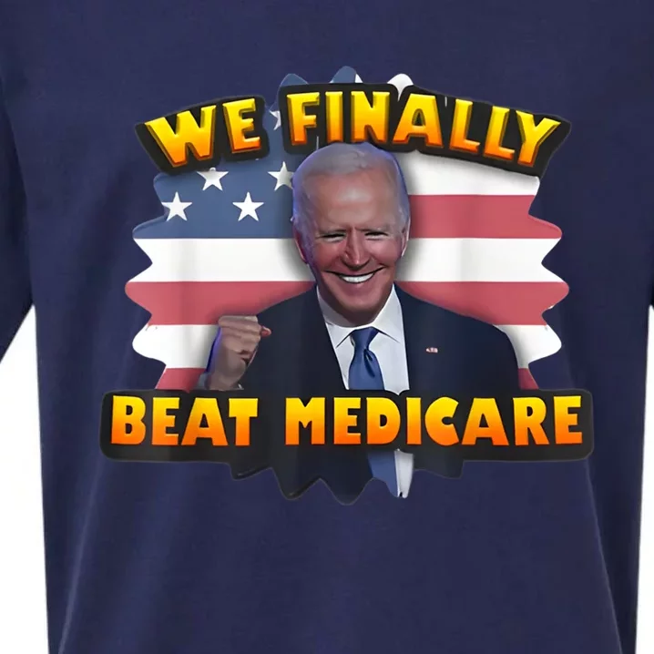 We Finally Beat Medicare Sueded Cloud Jersey T-Shirt