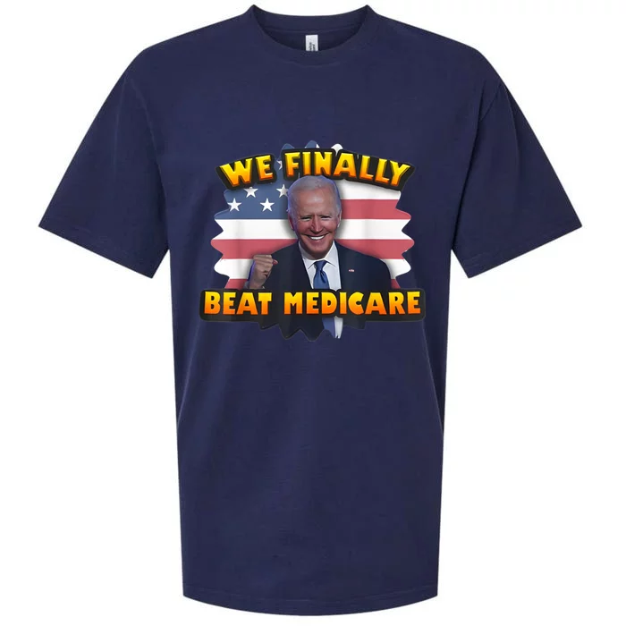 We Finally Beat Medicare Sueded Cloud Jersey T-Shirt