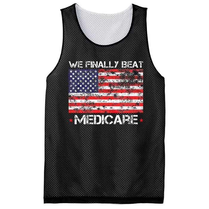 We Finally Beat Medicare Mesh Reversible Basketball Jersey Tank