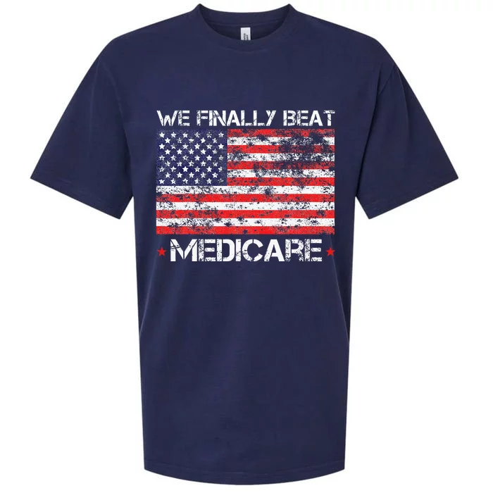 We Finally Beat Medicare Sueded Cloud Jersey T-Shirt