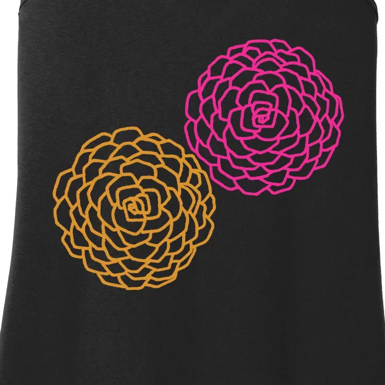 Wo Full Bloom V-Neck Ladies Essential Tank