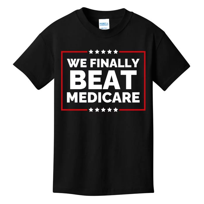 We Finally Beat Medicare Funny Biden Kids T-Shirt